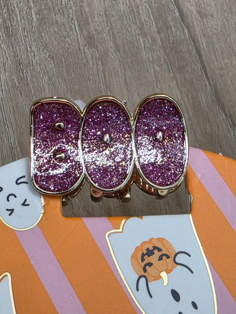 🔹️NWT Halloween Rhinestone Miniature Metal Claw Hair Clips Set of 6